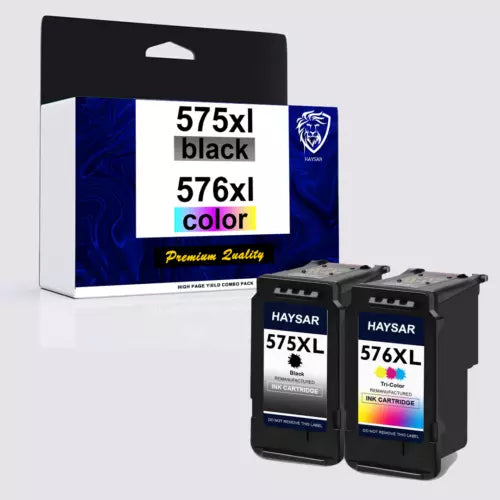 Compatible PG-575XL CL-576XL Ink Cartridge Canon Pixma TR4750i, TR4751i, TS3550i