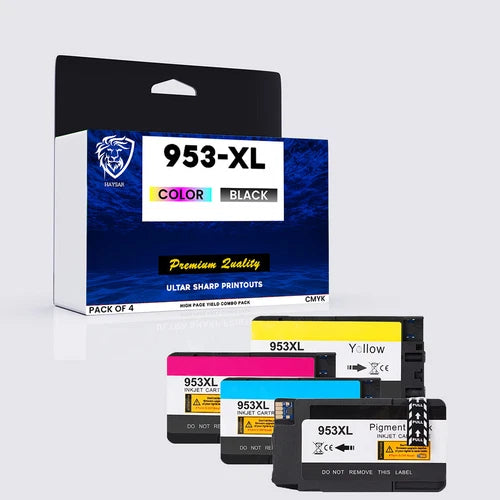 Compatible HP 953XL 4-Pack Ink Cartridges For 7720 7730 7740 8210 8218 8710 8715